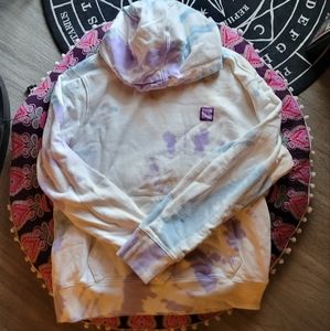 AE delivering good white tie die hoodie
